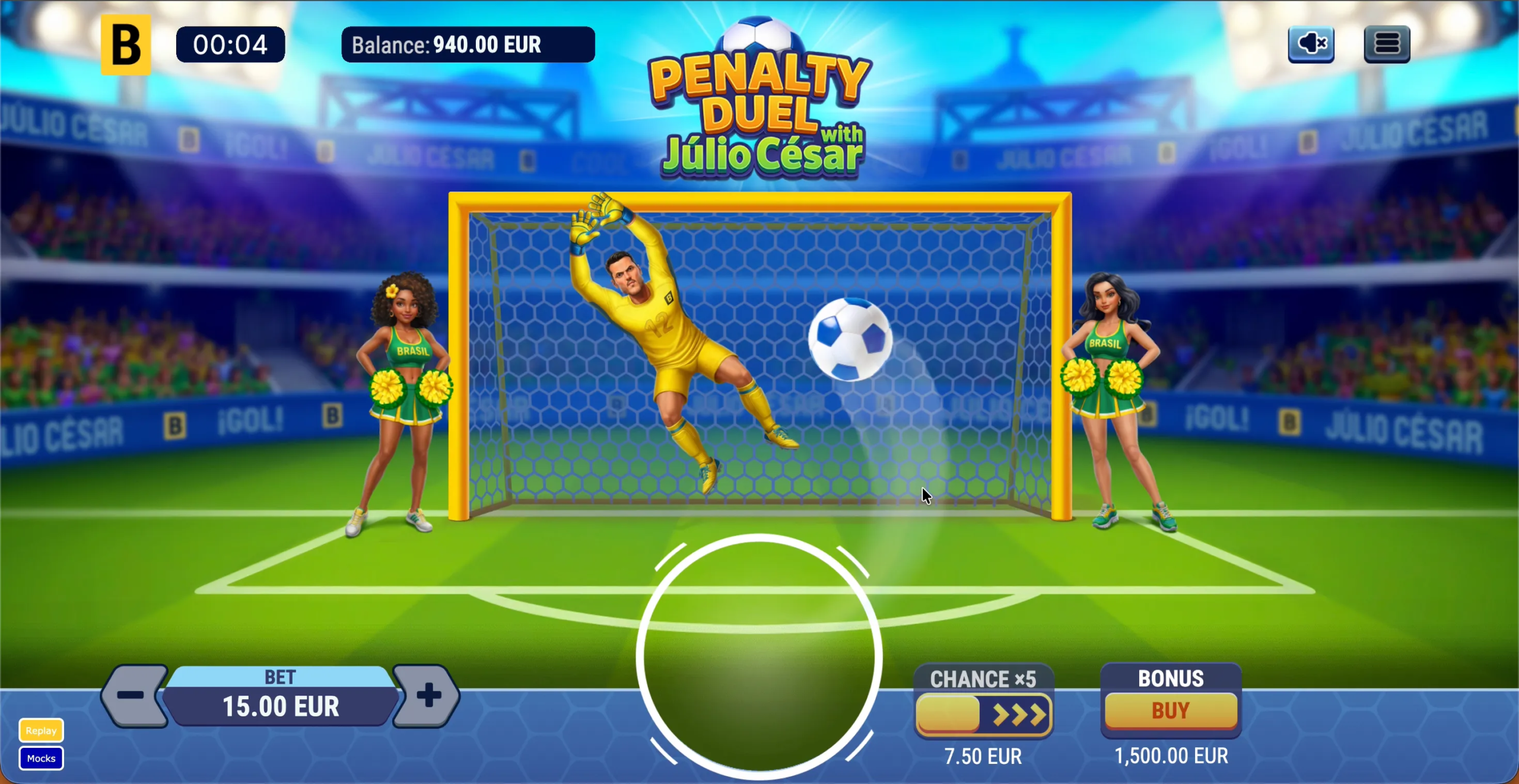 Penalty Duel with Júlio César