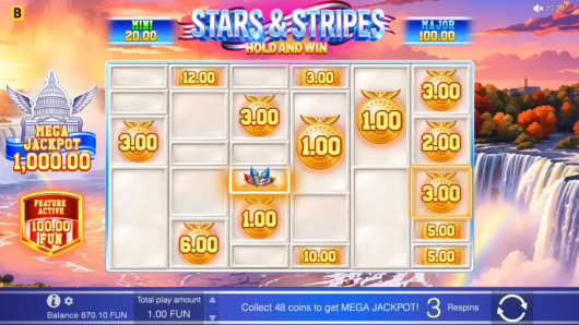 Stars & Stripes: Hold and Win