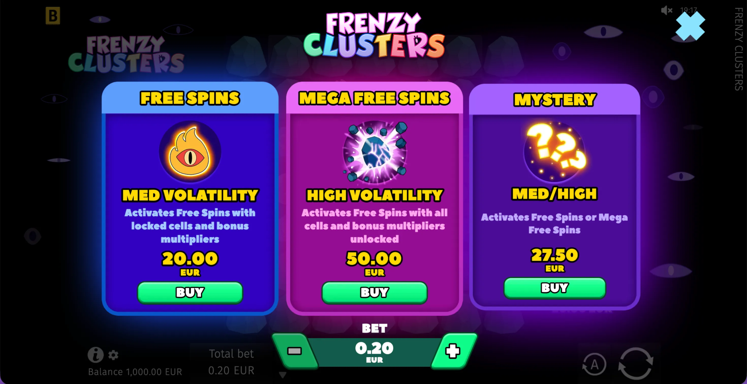 Frenzy Clusters