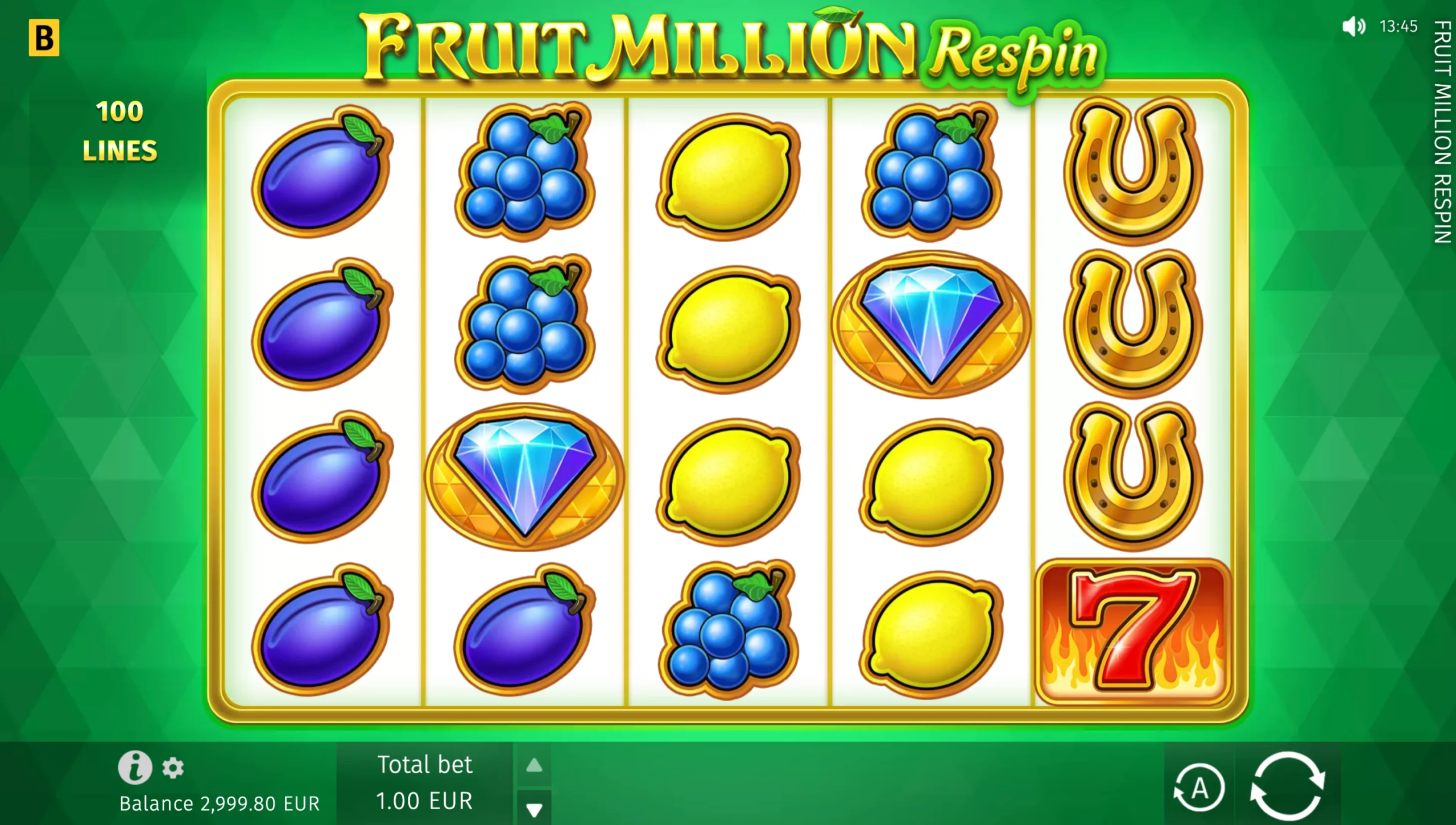 Fruit Million Respin