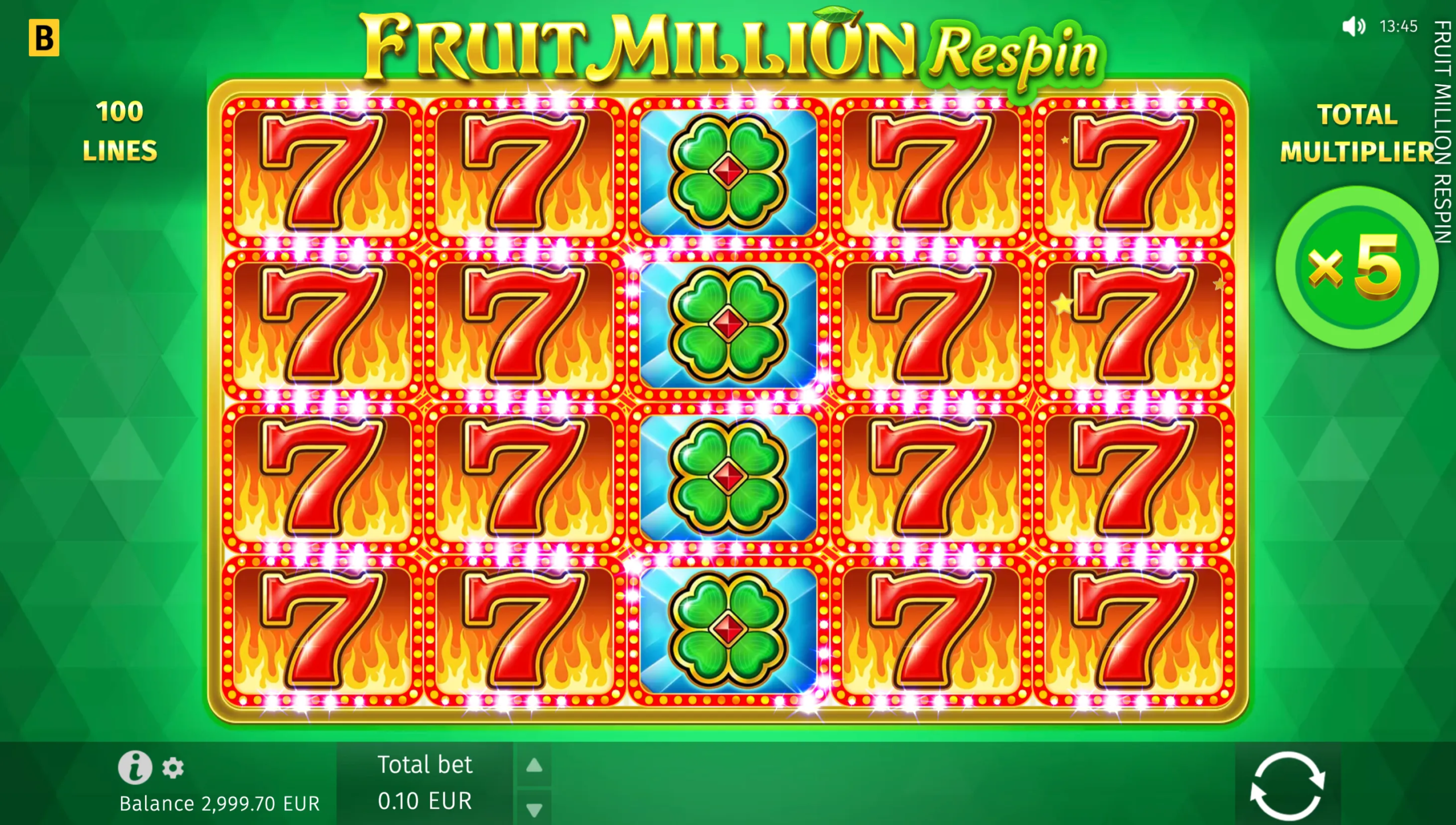 Fruit Million Respin