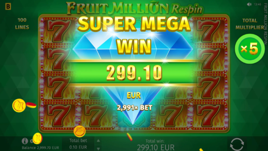 Fruit Million Respin