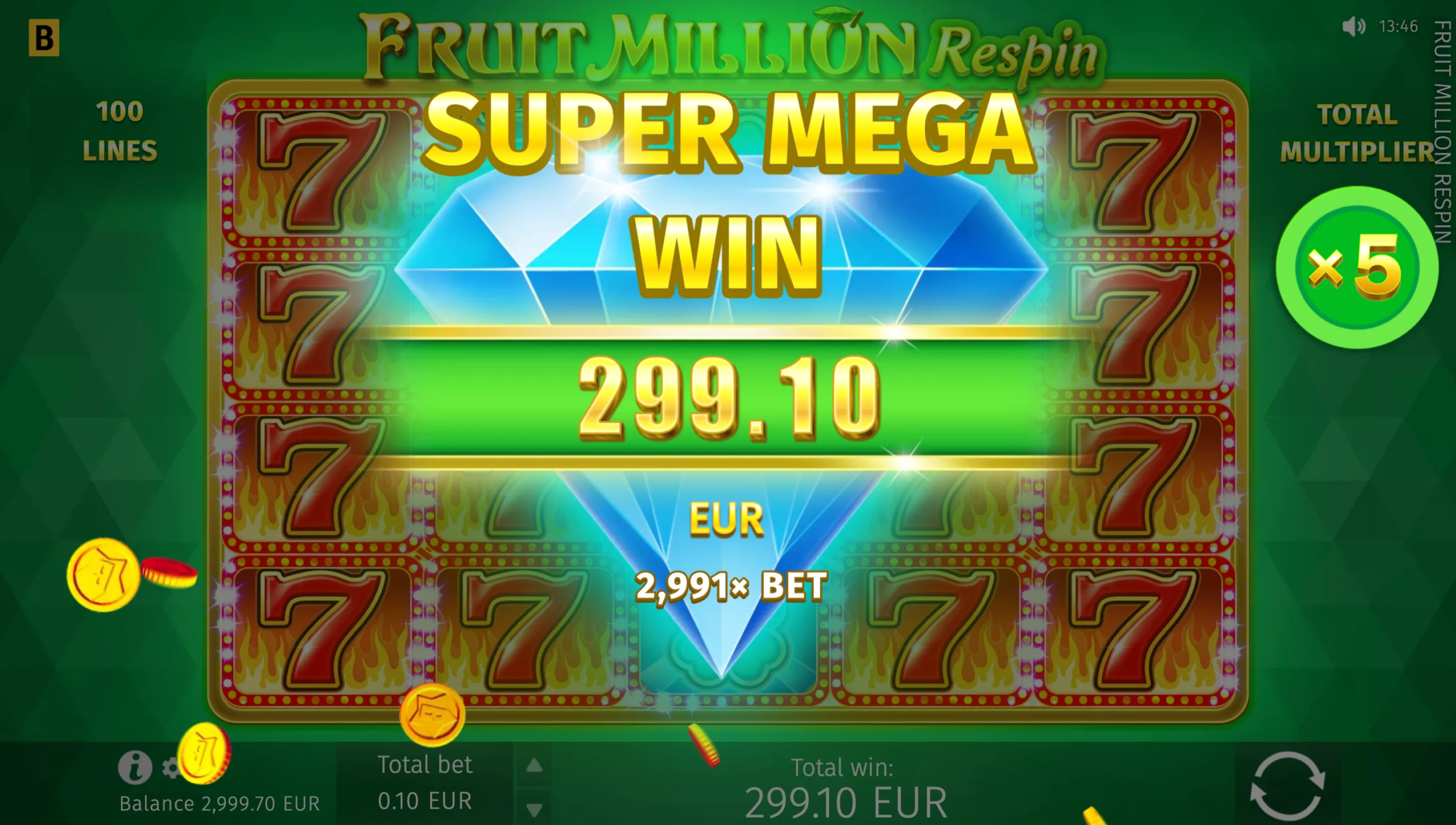 Fruit Million Respin