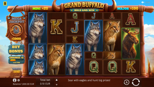 Grand Buffalo Hold and Win