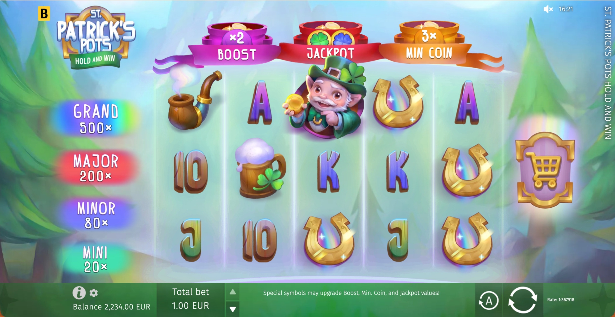 St. Patrick’s Pots Hold and Win