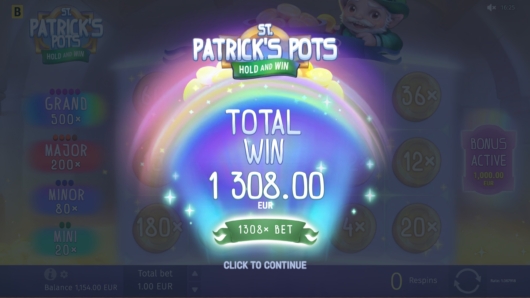 St. Patrick’s Pots Hold and Win