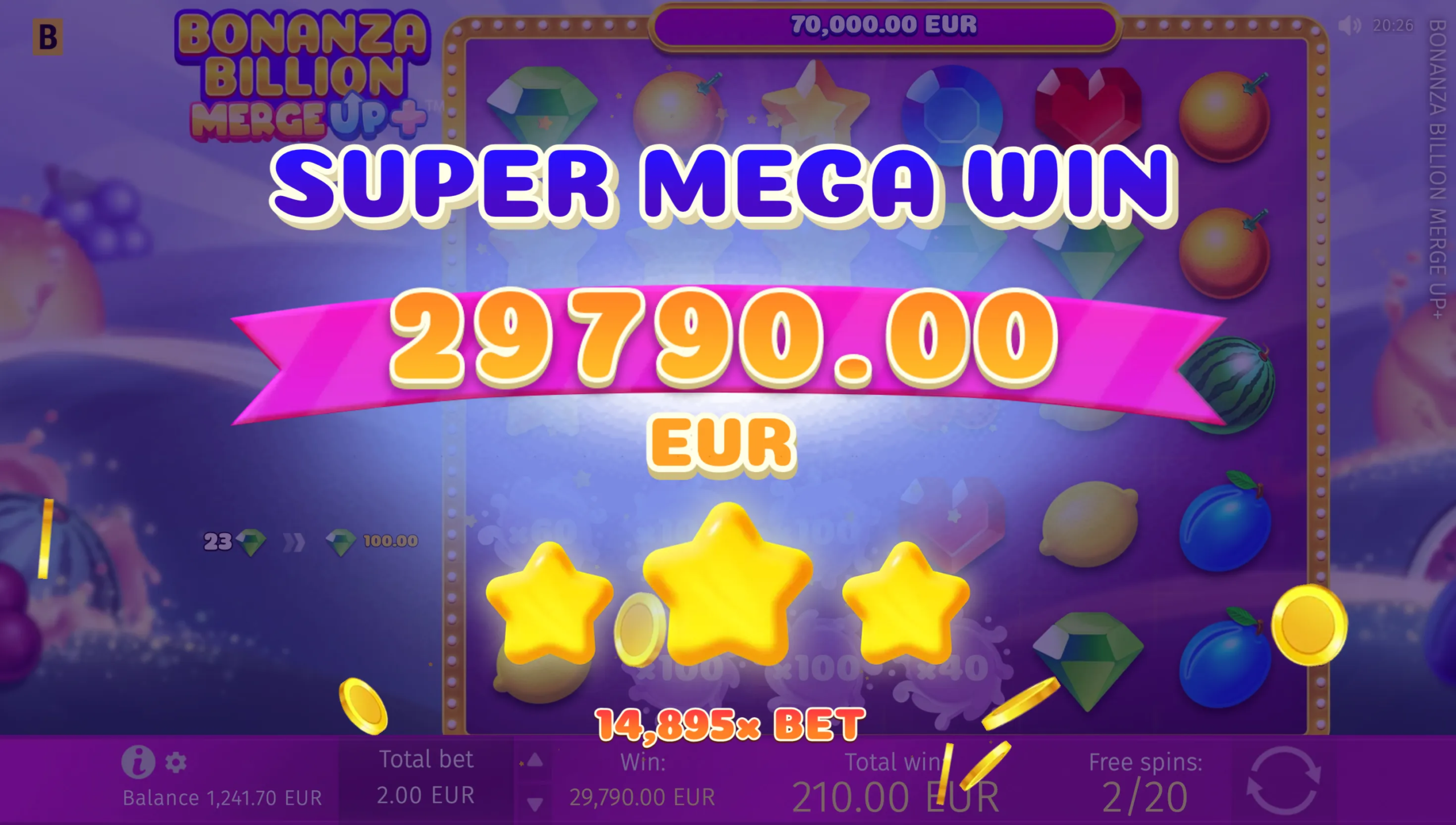 Bonanza Billion Merge Up™+