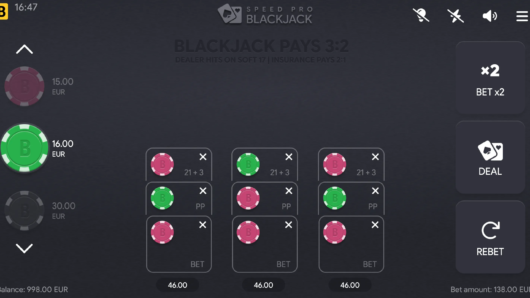 Speed Blackjack Pro