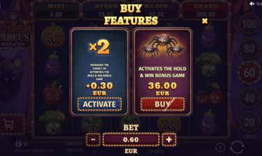 Spider Circus Hold and Win
