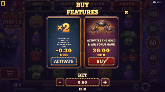 Spider Circus Hold and Win
