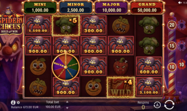 Spider Circus Hold and Win