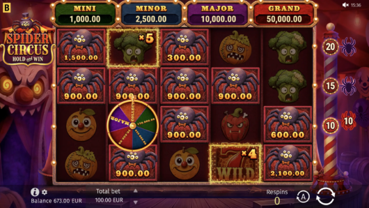 Spider Circus Hold and Win