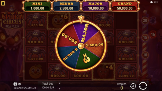 Spider Circus Hold and Win