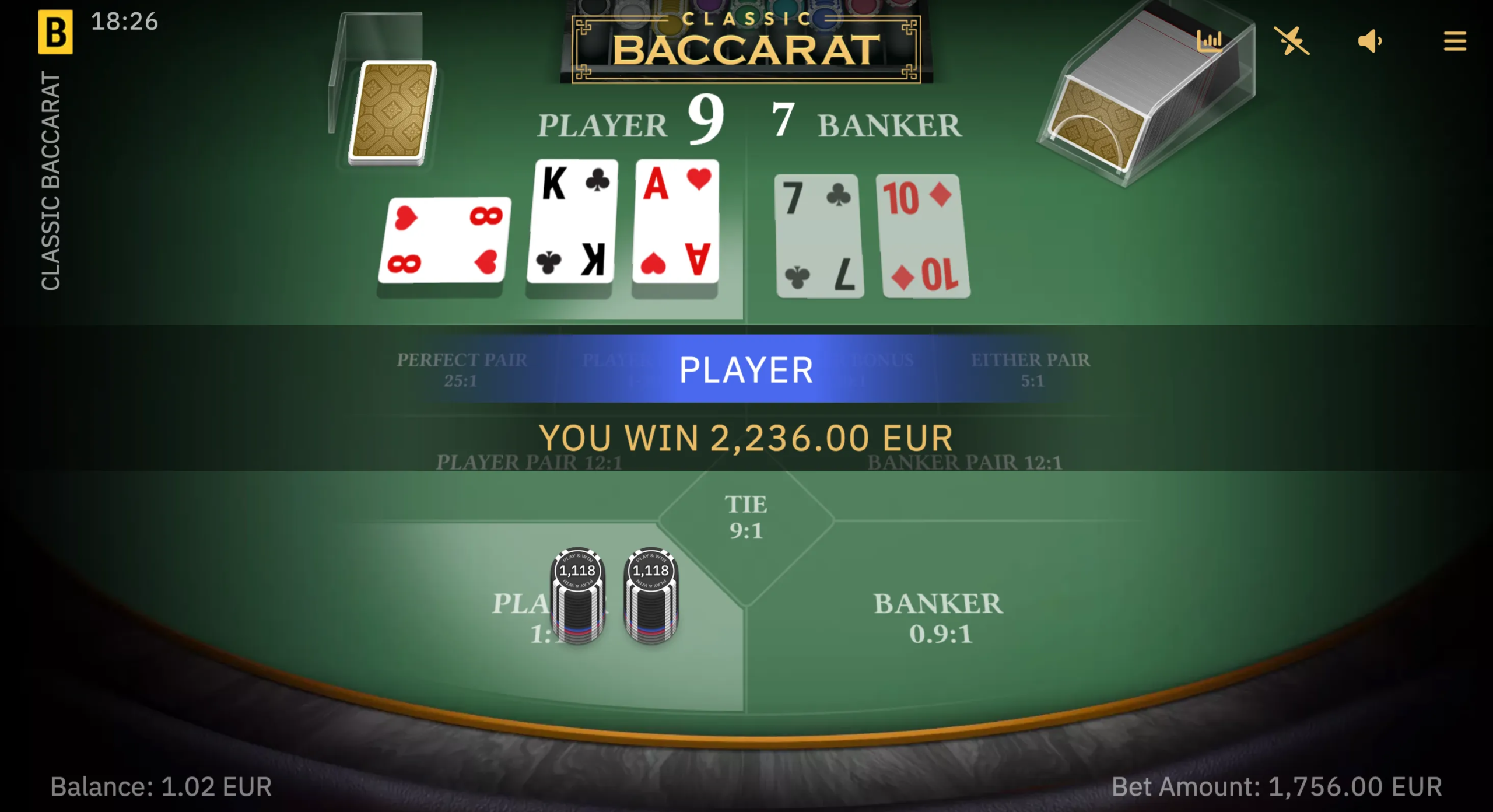 Classic Baccarat