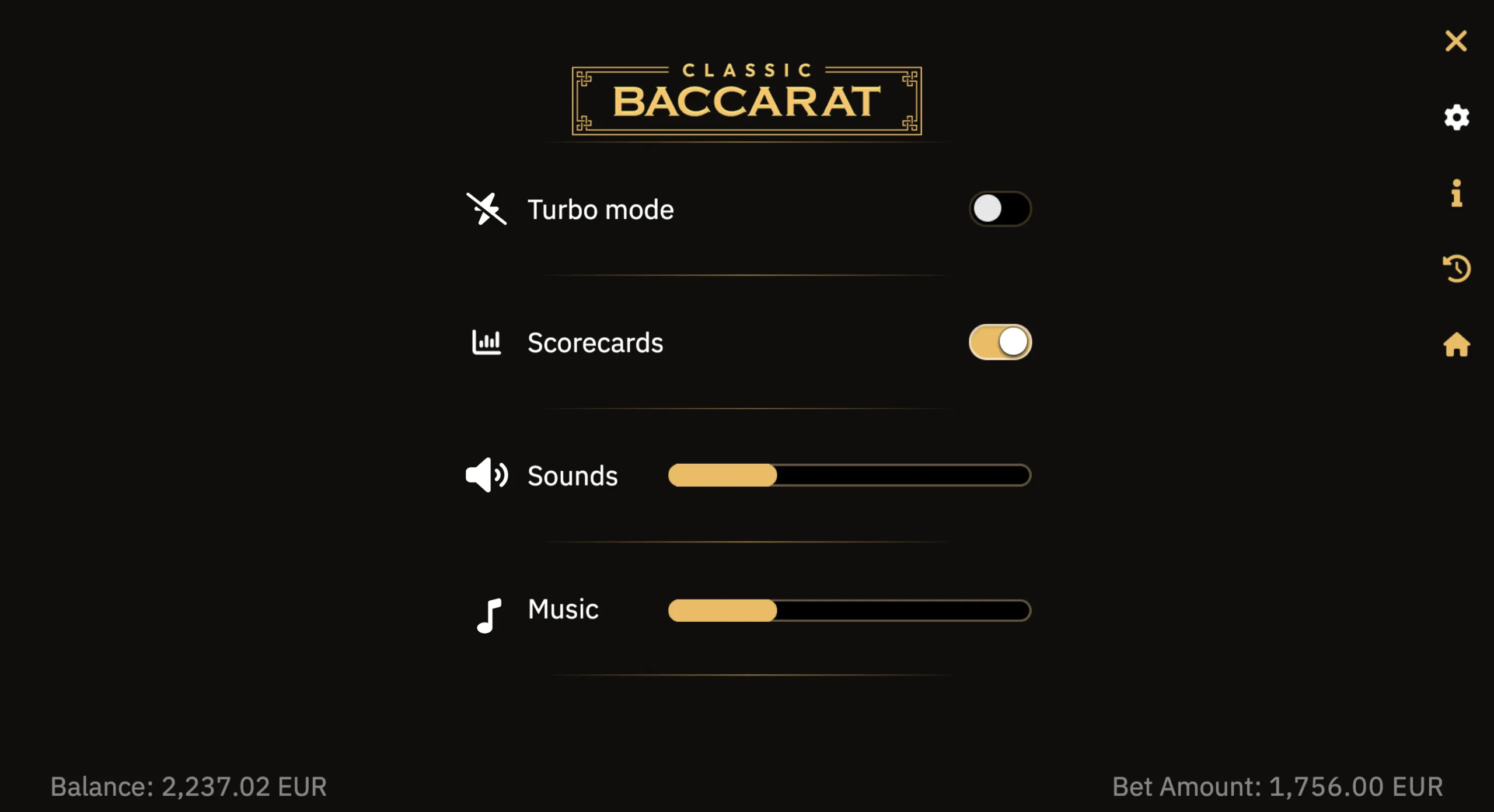 Classic Baccarat