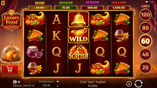 «Luxury Feast» <br/>: «Hold and Win»
